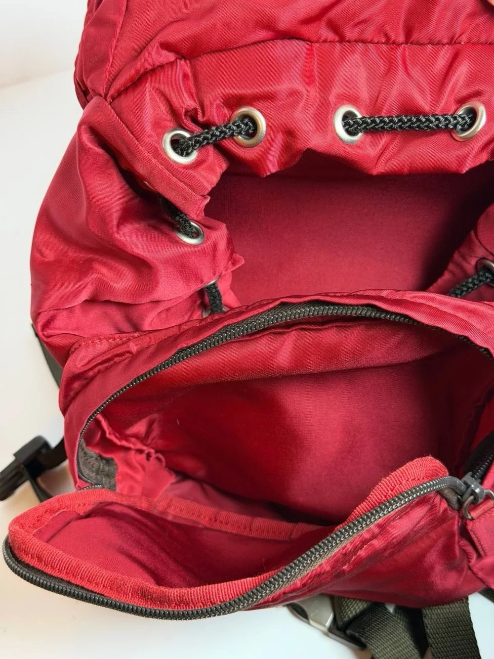 Prada Tessuto Red Nylon Backpack